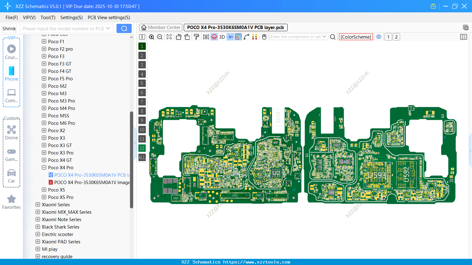 POCO X4 Pro-3530K6SM0A1V PCB Layer